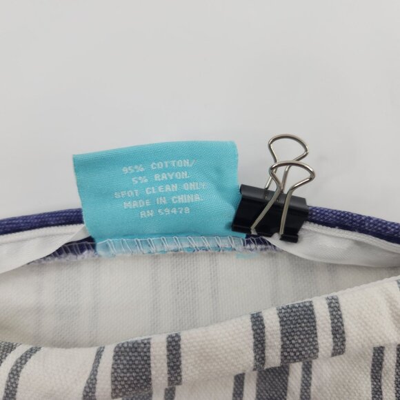 Bella Lux Pillow Cover Beach House Coastal Collection Lumbar 14" x 26" - Picture 8 of 9